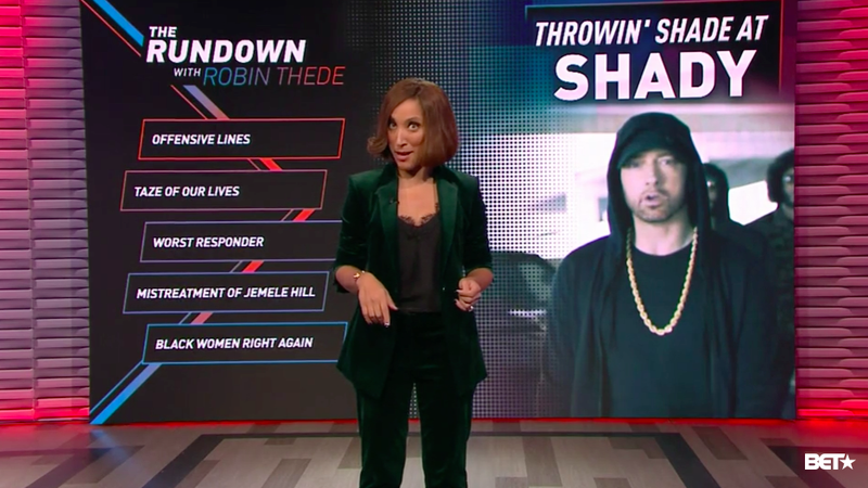 Screenshot: The Rundown With Robin Thede